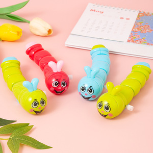 Wind Up Caterpillar Toy For Children <b>Plastic</b> Inertia Moving <b>Animal</b> Design Educational Toy 2 To 4 Years Unisex - Product Image 2