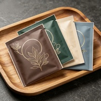 Sachets d'emballage pour thé en vrac, recyclables, blancs mats, imprimés, thermosoudés, pour sachets individuels de thé aux herbes