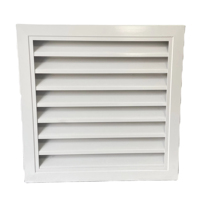 Vente en gros d'usine, registres et grilles de ventilation pour climatisation, étanches, résistants à la pluie, pour l'extérieur