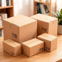 Caja de Envío Corrugada Resistente, Embalaje de Cartón, Tamaño Personalizado OEM para Logística de Comercio Electrónico, Almacenamiento y Entrega