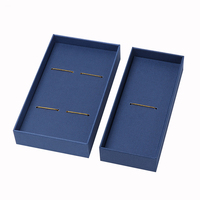 Boîtes à tiroir noires en carton rigide personnalisées avec logo, poignée pliable, emballage cadeau de luxe pour montre