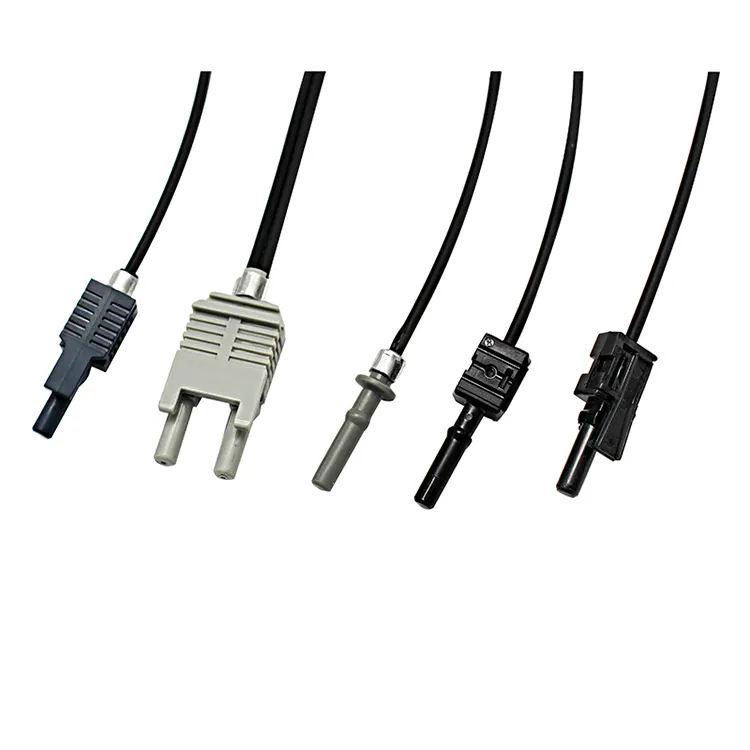 Conectores de cable de conexión de fibra óptica de plástico Avago HFBR