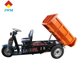 JinWang Factory Supply Venda Quente Maquinaria De Construção Triciclo De Carga 72V 60V Dumper