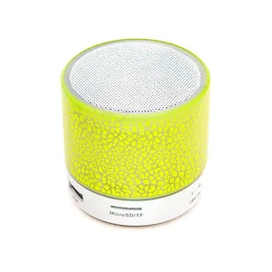 Speaker Mini Bluetooth nirkabel, pengeras suara nirkabel Led warna-warni kartu Tf Usb Subwoofer portabel Mp3 kolom suara musik untuk Pc telepon