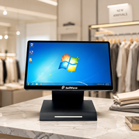 Terminal de point de vente Android Windows 15,6 pouces, écran tactile pliable, système de point de vente pour restaurant, solution de vente au détail en libre-service