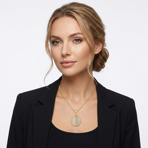 Artículos de Regalo para el Día de San Valentín VHengdian, Joyería de Circonio para Boda y Compromiso, Collar con Colgante Chapado en Oro Amarillo de 18K - Product Image 4