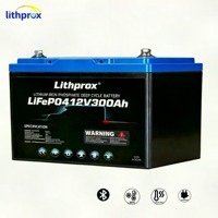 Batería de Vehículo Eléctrico Industrial de 12V 300AH con Larga Vida Útil, Nueva Tecnología LiFePO4 para Montacargas Laterales, CE FCC RoHS UN38.3