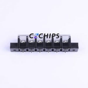KF78CM-13.0-6P Barrier Terminal Block Through hole Component (THT),P=13mm Connector With Cover Plate 13mm 1x6P Straight Pin - Product Image 2