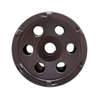 Meule à tronçonner PCD de 125 mm, dents PCD haute densité pour le décapage rapide du revêtement de sol en béton et de la colle à tapis
