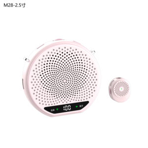 ワイヤレスプラスチックラベリアマイクM28 教師用 ホイッスルなし ポータブルデュアルマイク音声アンプ 製造地：[原産地] - Product Image 4