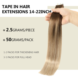 Alta qualità estensioni dei <span class=keywords><strong>capelli</strong></span> <span class=keywords><strong>100</strong></span>% reale Remy dritto europeo <span class=keywords><strong>capelli</strong></span> umani Ombre nastro in estensione dei <span class=keywords><strong>capelli</strong></span> - Product Image 4