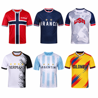Maillot de football personnalisé en stock, style national, tenue de sport en gros pour clubs et écoles, faible MOQ