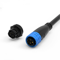 Conector de Emparejamiento Impermeable IP67 FE16-3, 15A 250V, Macho y Hembra, para Cableado de Iluminación LED para Exteriores