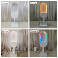 FURUN Cabine téléphonique en fer personnalisée en gros, support pour livre d'or, décoration de table pour mariage, fiançailles, fête, et lieux de banquet