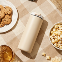 Mug à café portable d'extérieur en acier inoxydable 500 ml, tasse isotherme à double paroi, pour bureau et entreprise, vente en gros ODM