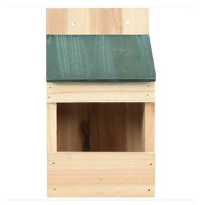 Nichoir Quadrate en bois massif coupe-vent pour oiseaux Pet House en bois - Product Image 3