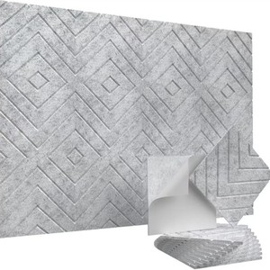 Pannello Fonoassorbente in Feltro <span class=keywords><strong>per</strong></span> Isolamento Acustico, Tappetino Insonorizzante <span class=keywords><strong>per</strong></span> Soffitto, Camera da Letto e Pavimento - Product Image 1