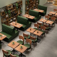 Ensemble de meubles de restaurant, canapé, café, hôtel, club, ensemble de salle à manger classique de style américain