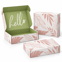 Scatola per Spedizioni Personalizzata in Cartone Premium per Ordini all'Ingrosso, con Interno Verde Stampato, Chiusura Sicura e Facile Montaggio, Ideale per Prodotti Skincare