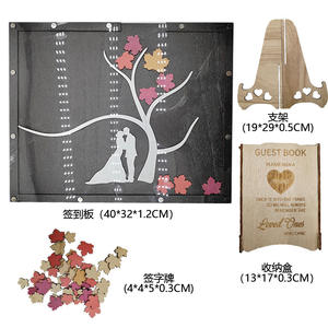 UIONEN Craft DIY 0387 Signe de mariage classique Décoration de bureau Boîtes en acrylique One-Piece Custom - Product Image 6