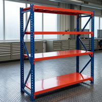 Étagère de rangement compacte en acier réglable et durable à 4 niveaux pour archives, compacteur de classement, compacteur massif pour entrepôt à pleine capacité