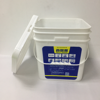 Pabrik Food Grade 2L 4L 5L 8L 10L 15L 20L 30L Ember Plastik dengan Pencetakan Logo