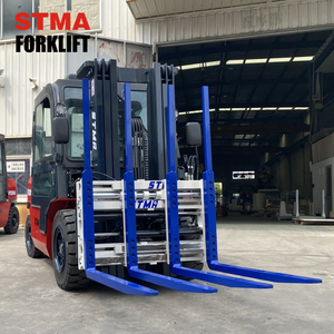 STMA personalizza il carrello elevatore Diesel da 3 tonnellate da 5 tonnellate con i singoli gestori della forcella del doppio pallet con lo stabilizzatore di carico - Product Image 4