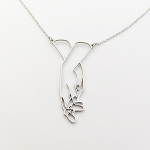 Collar <span class=keywords><strong>de</strong></span> pareja <span class=keywords><strong>de</strong></span> acero inoxidable a la moda <span class=keywords><strong>de</strong></span> la mano chapado en oro y plata <span class=keywords><strong>amor</strong></span> corazón estético <span class=keywords><strong>para</strong></span> <span class=keywords><strong>novio</strong></span> novia - Product Image 6