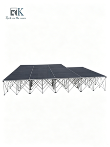 High Quality Factory Price Folding <b>Stage</b> <b>Platform</b> Black Aluminum Alloy Outdoor Event Wedding <b>Stage</b> - Product Image 1