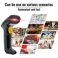 Lecteur de codes-barres portable filaire JR 710D Hot QR, scanner de codes 2D, scanner de codes 1D et 2D résistant aux chutes, scanner de codes QR