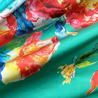 HYSK 19momme haute qualité haut soie Satin tissus imprimés vêtements matériaux femmes robe couture tissu africain soie dubai