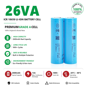 แบตเตอรี่แบบโซลิดสเตท ICR18650-26VA 2600mAh 3.6V 5C สำหรับเครื่องมือไฟฟ้าและยานยนต์ไฟฟ้า 1000 รอบการใช้งาน ขายส่ง - Product Image 2
