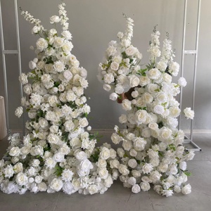 Arco <span class=keywords><strong>de</strong></span> Flores Artificiales <span class=keywords><strong>de</strong></span> Seda en Capas, Decoración para Bodas y Fiestas, Económico - Product Image 4