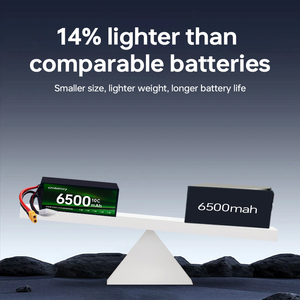 แบตเตอรี่โซลิดสเตทคุณภาพสูง ทนอุณหภูมิต่ำ 6500mah 10C 6S 8S 263Wh/kg 1000 รอบการใช้งาน สำหรับโดรนรุ่นต่างๆ 10000mah - Product Image 6