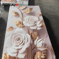 Panel Dinding PVC UV Motif Marmer Dekoratif, Pabrik Pembuat Panel Dinding Dekoratif, Papan Interior Custom, Cetak Custom