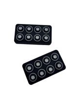 Panneau de commande tactile étanche à 6 zones 12V/24V 60A |   Barre lumineuse pour treuil |   Momentané/Impulsion/SOS |   Découpe de caoutchouc EPDM de la marque United