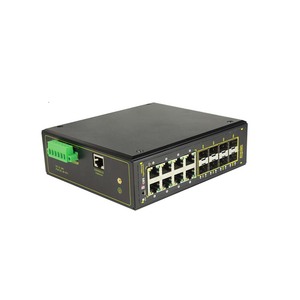 L2+ Network Managed 8*10/100/1000M RJ45 Ports + 8*100/1000M Uplink SFP Fiber Industrial <b>Ethernet</b> <b>Switch</b> - Product Image 2