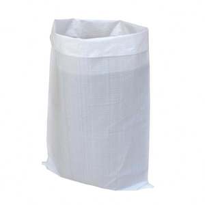 Saco tejido de impresión blanca de 50Kg, bolsa tejida de PP de grado alimenticio colorida para uso en piensos y harina - Product Image 2