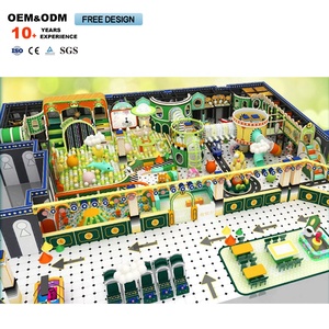 Equipo de Juegos Personalizado para Interiores con Temática de Bosque de Dinosaurios, Circuito de Escalada y Obstáculos para Niños, Parque Infantil Premium - Product Image 2