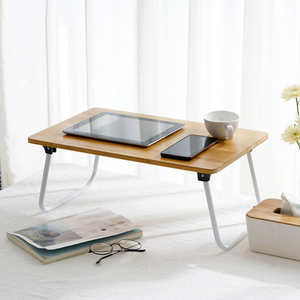 Escritorio Plegable para Cama, Multifuncional, para Computadora Portátil, Escritura, Comedor, Superficie de Madera de Bambú, Tamaño Personalizado, Mesa Pequeña - Product Image 6