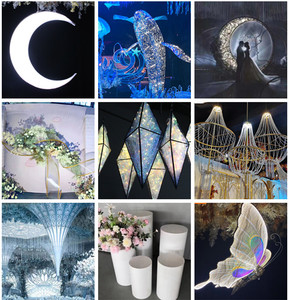 Manufacturers Wholesale New Wedding <b>Ceiling</b> Props Rose <b>Ceiling</b> Golden Yarn Hotel Wedding Hall Shadow Rose <b>Ceiling</b> - Product Image 6