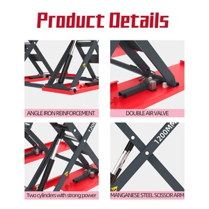 ANGE RHEAS - Pont élévateur à ciseaux ultra-plat de 3,5 tonnes - Sans fossé, étanche et à haute étanchéité, multicolore pour la réparation automobile - Product Image 3