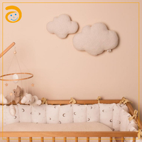 Lampe murale en forme de nuage en peluche, lumière décorative pour chambre d'enfant, veilleuse pour chambre à coucher