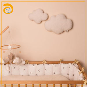 Lampe murale en forme de nuage en peluche, lumière décorative pour chambre d'enfant, veilleuse pour chambre à coucher - Product Image 4
