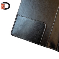 Porte-menu en cuir PU pour restaurant, directement de l'usine / Porte-fichiers de table personnalisés pour les bars de mariage, couvertures de livres de factures