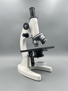 <span class=keywords><strong>Microscope</strong></span> biologique monoculaire éducatif de base amélioré PEXMART SE21928 Oculaire Huygens 4X-40X Objectifs Double couche - Product Image 2