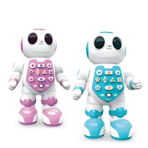 Robot de juguete parlante con módulo de sonido, Robot educativo con música ligera