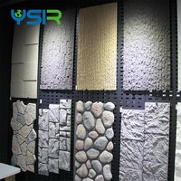 Linyi Yansen 1200*600mm PU-Stein Neues Design 3D Wanddekorative Schaumstoffplatte Kultur-Kunststein Künstliche PU-Federstein-Platte