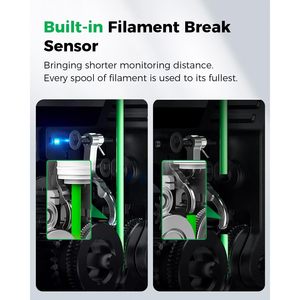 ชุดอุปกรณ์หัวฉีด Creality K2 Series อัตราทด 6.25 ต่อ 1 แรงบิดสูง 80N เกียร์คู่ สำหรับ K2 Plus K2 Pro อุปกรณ์เสริมเครื่องพิมพ์ 3 มิติ - Product Image 5