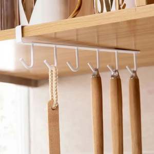 Bearing Stronger Free of Punch Storage Shelf Hanging Cap Paper Shelves <b>Kitchen</b> Iron Multifunction Hanger - Product Image 1